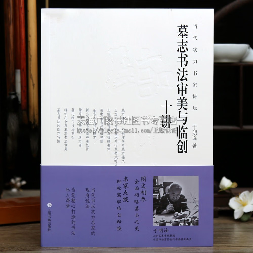 墓志书法审美与临创十讲 当代实力书家讲坛 墓志书法鉴赏临创技法解析 墓志书法历史演进和艺术价值 墓志书法书籍 上海书画出版社