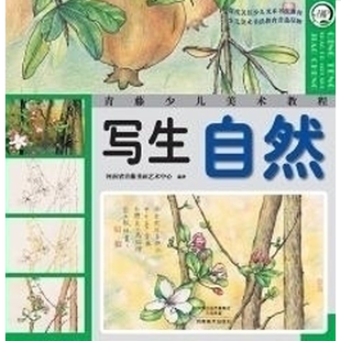 青藤少儿美术教程写生系列生活动物自然零基础学画画书少儿素描彩铅水彩画油画棒绘画技法入门教材创意画册儿童画课堂童心童画时光