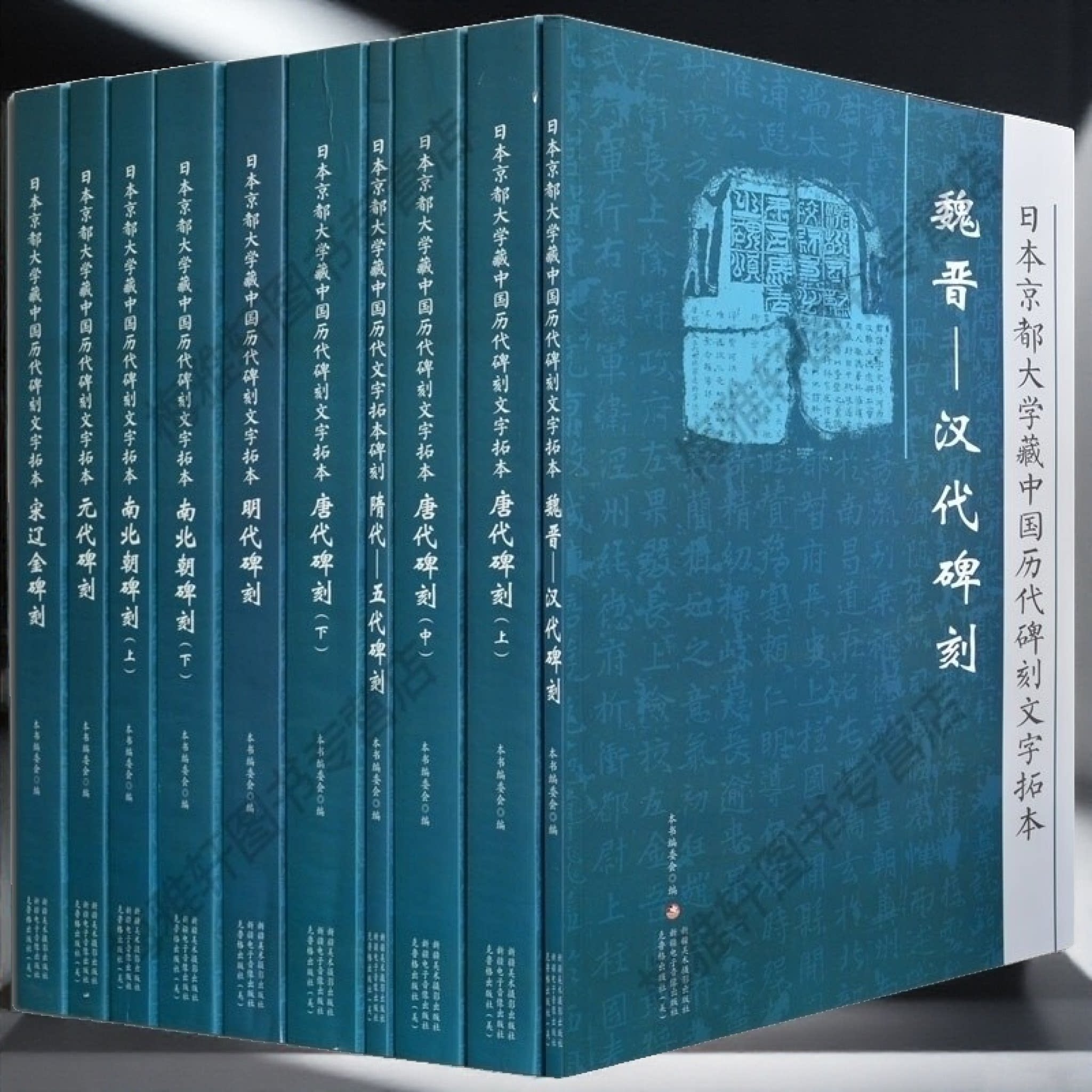日本京都大学藏中国历代碑刻文字拓本 全集10册 碑刻拓片名品精选 汉字碑帖书法篆刻鉴赏收藏著作书籍 新疆美影出版