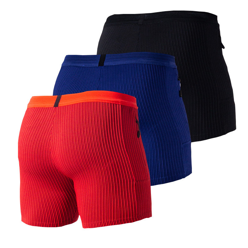 零阻力罗纹马拉松田径联赛三分短裤短跑紧身裤男女运动打底压缩裤