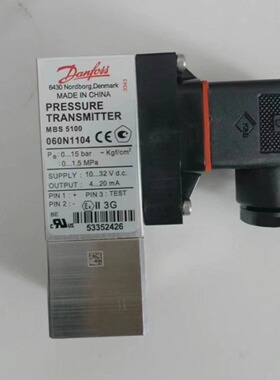 060N1104丹佛斯压力传感器0-15bar变送器现货MBS5100-2111-2D804