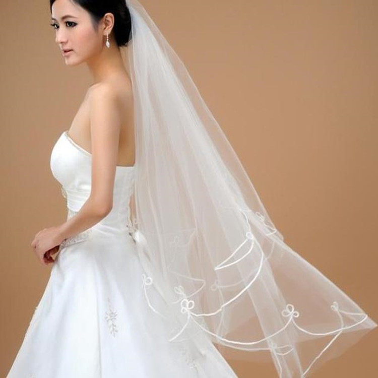 bride new pattern marry monolayer Headdress white Headdress 1 meters 2 1 m 5 Korean wedding Accessories Accessoriesin the Women's clothing/Boutique , Wedding/Cheongsam/Formal dress , Wedding  category - from Buy2taobao.com to provide professional Taobao agent buy service