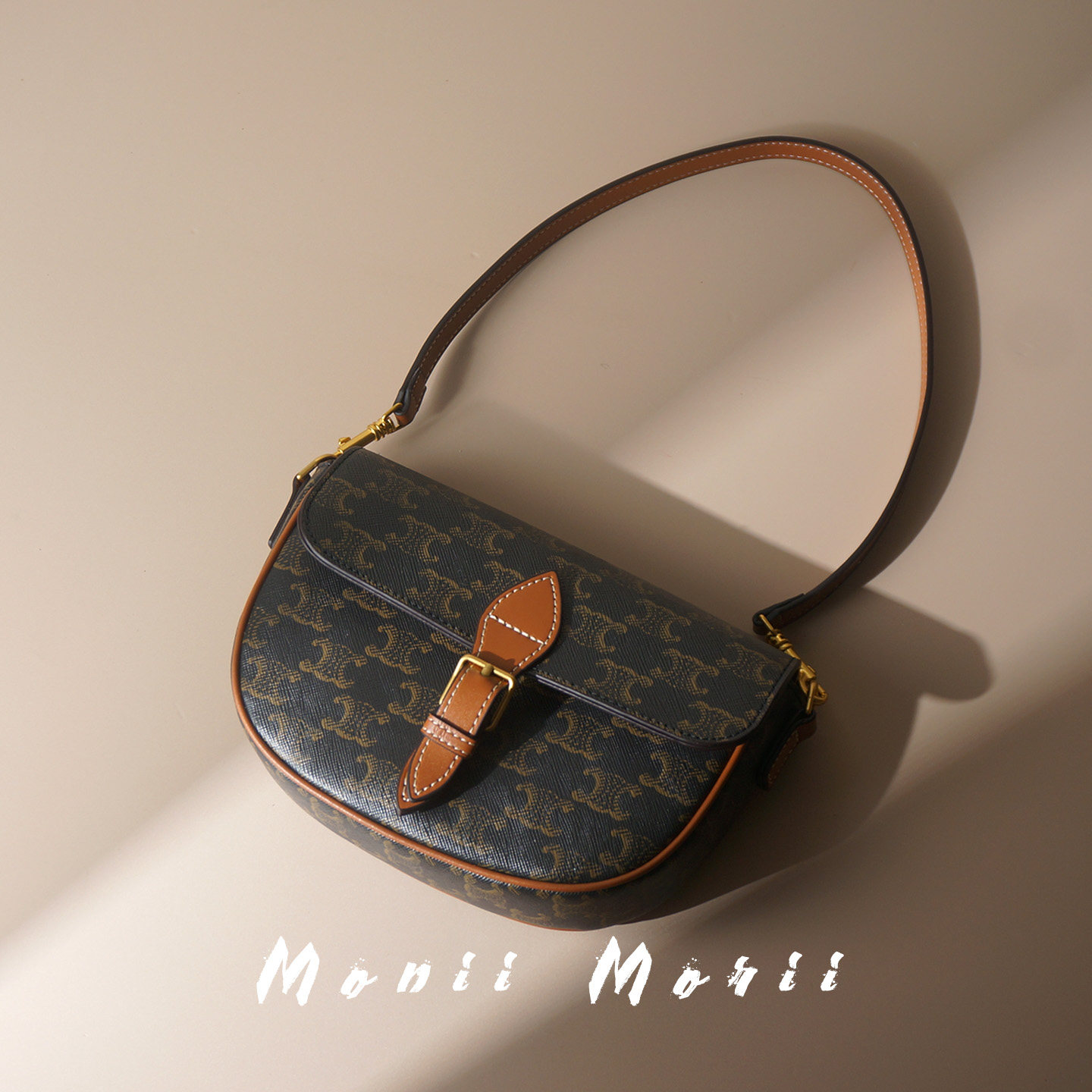 怪兽君小众时尚马鞍包复古腋下包斜挎包小包包女高级感2025新款潮,箱包皮具/热销女包/男包,马鞍包,淘宝优惠券,粉丝福利购,淘宝优惠卷