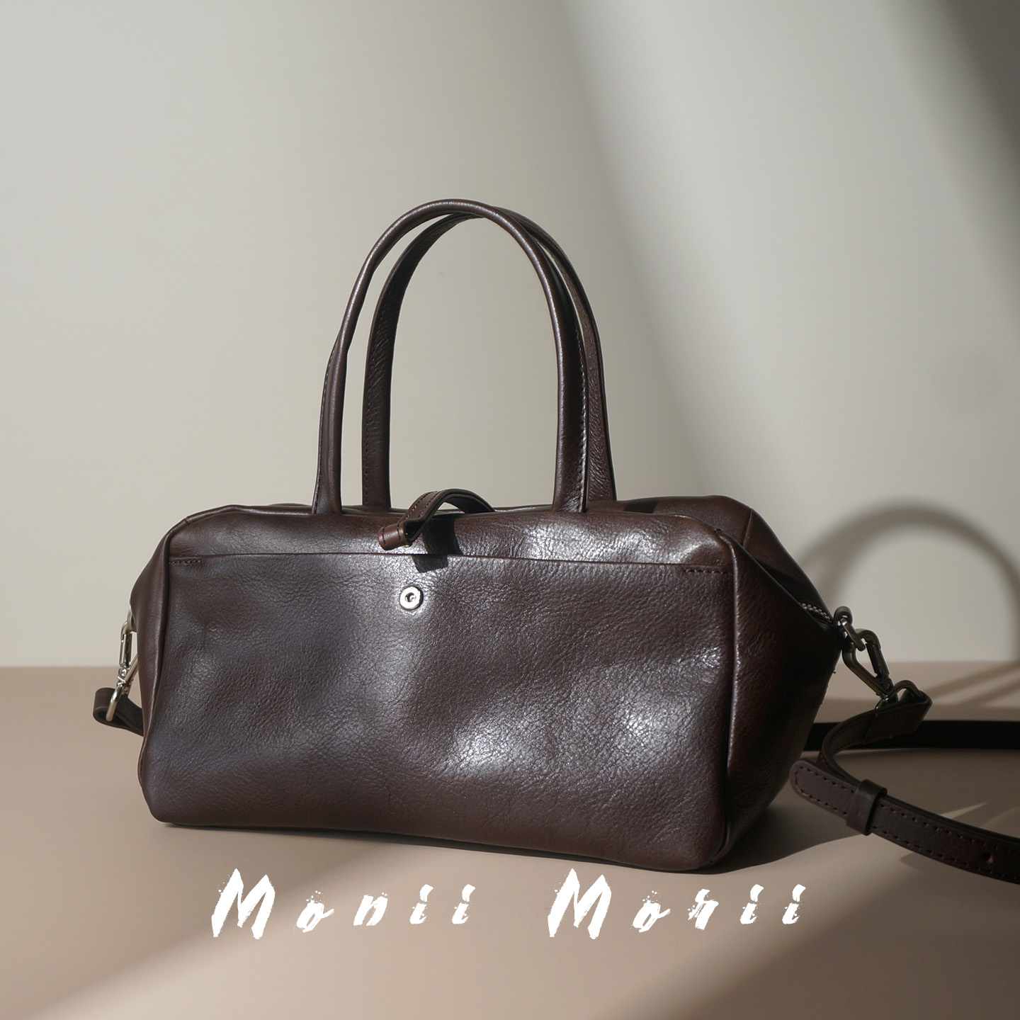 怪兽君小众真皮小方包植鞣皮斜挎