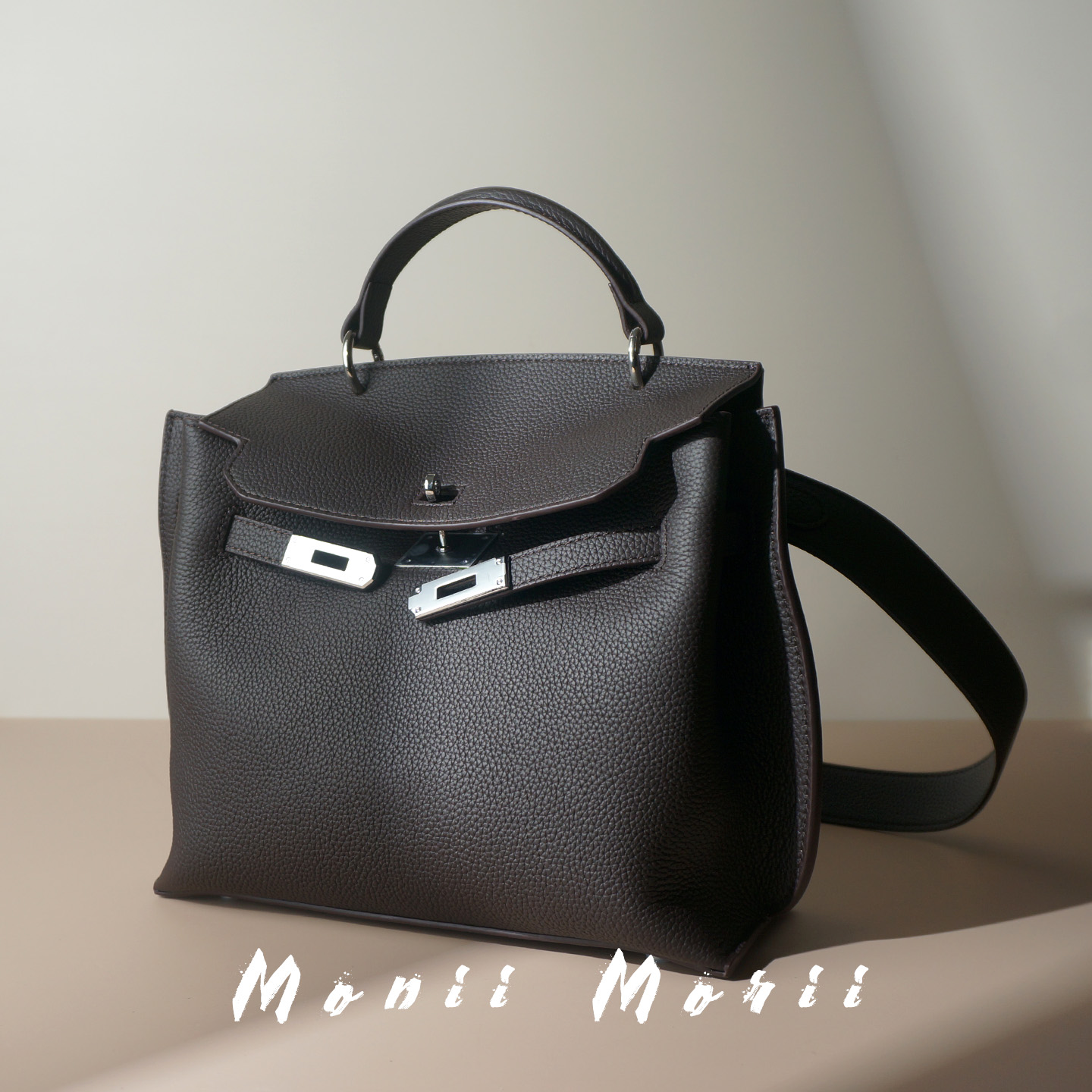 怪兽君凯莉包真皮单肩包翅膀包