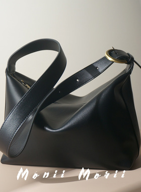 怪兽君2025新款百搭真皮饺子包牛皮大容量斜挎包单肩包时尚高级感