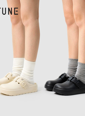 优调UTUNE厚底勃肯鞋2025新款外穿拖鞋情侣家居EVA踩屎感防滑凉拖