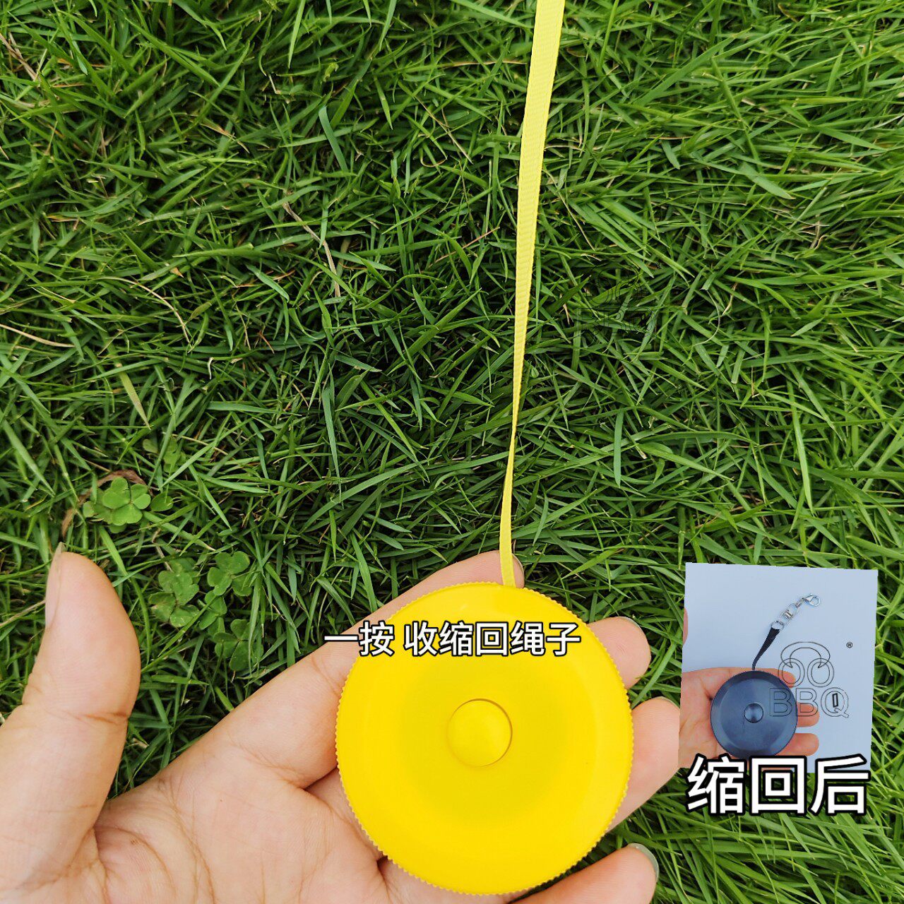 [伸缩可调节]松鼠牵引绳可调节 小宠物自动伸缩绳防咬貂狐獴