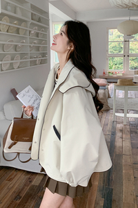 韩系工装风衣外套女春秋2025新款早春流行宽松洋气时尚夹克上衣图片