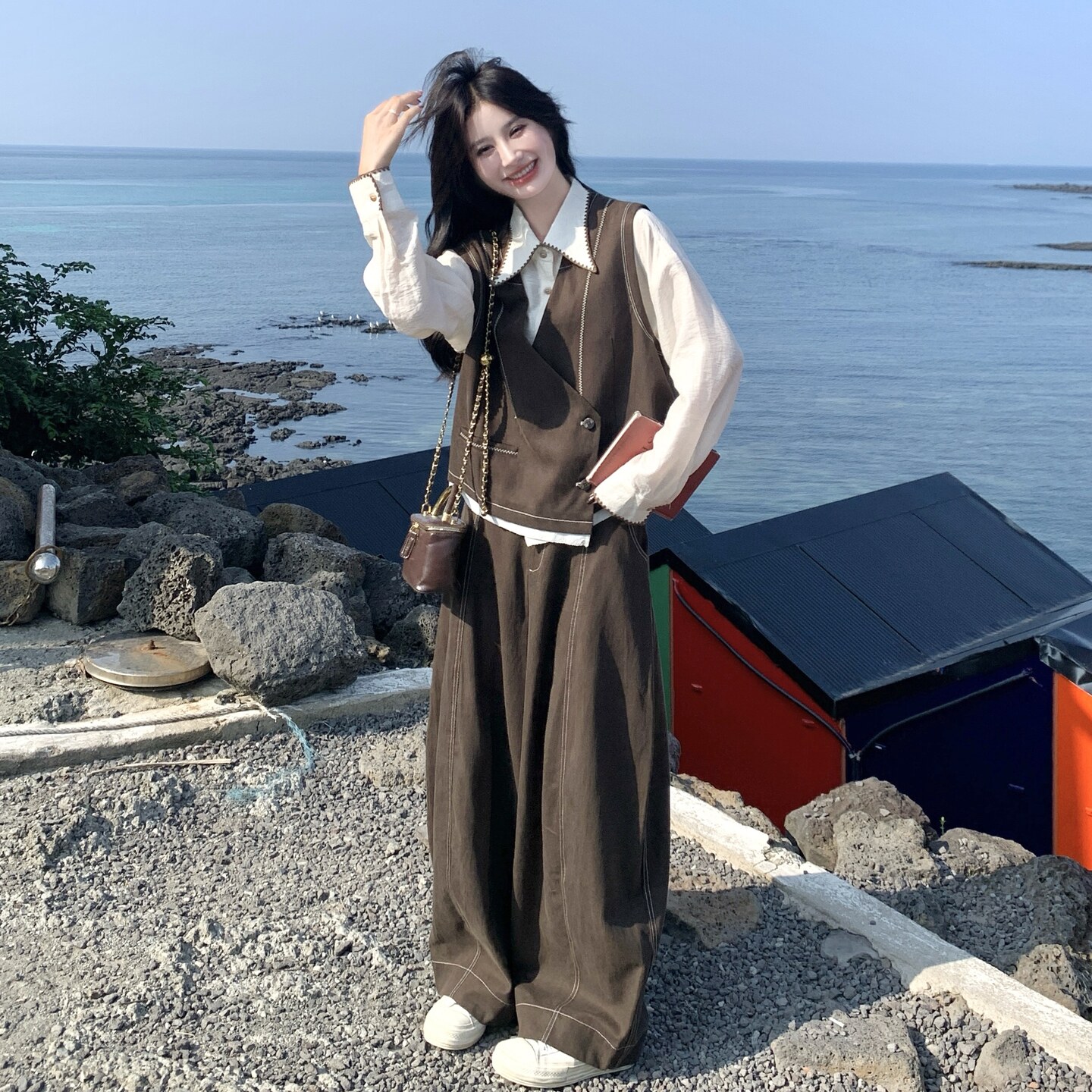 已出货春套装8127两件套P185K278衬衫p95k148三件套p255k388,女装套装/套裙,2B186