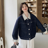 已出货春新款不掉色牛仔外套8075p145k208，女装短外套，2B186