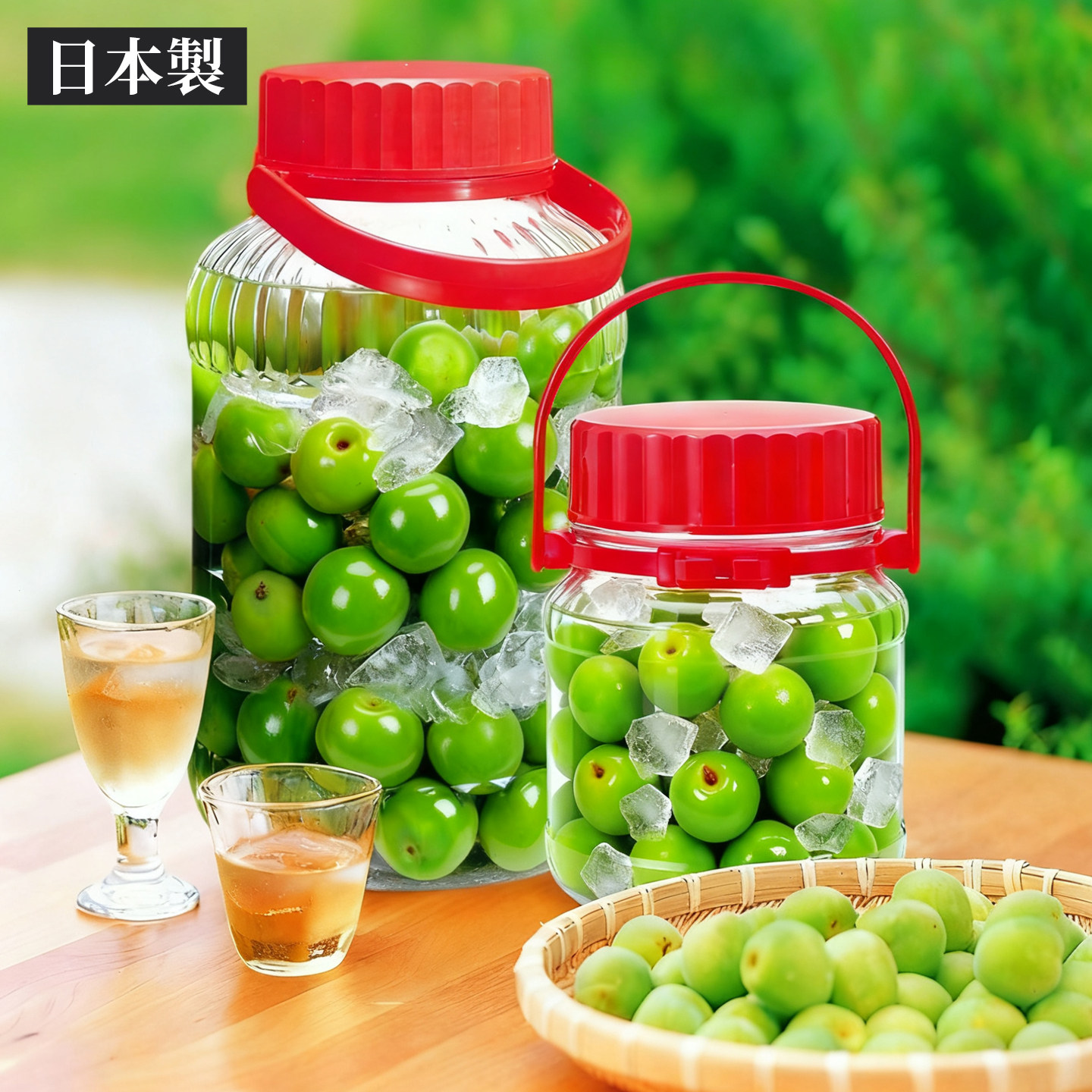 日本进口东洋佐佐木玻璃密封罐家用泡青梅酒瓶酵素果酒泡药泡菜罐