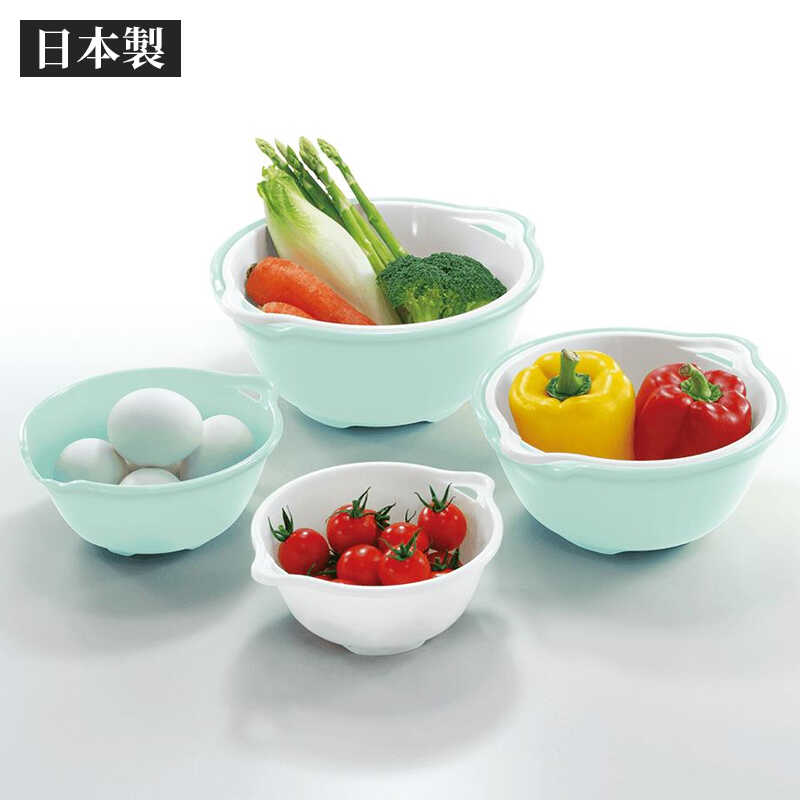 日本进口厨房洗菜蓝蔬果盆水果盘
