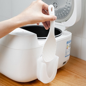 日本进口饭勺子不粘米饭铲子家用电饭煲锅饭勺架塑料打饭瓢盛饭勺