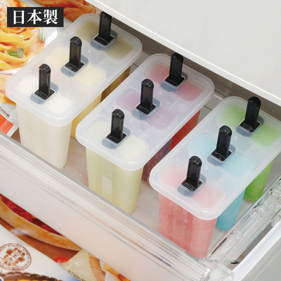 日本进口inomata三格雪糕模具