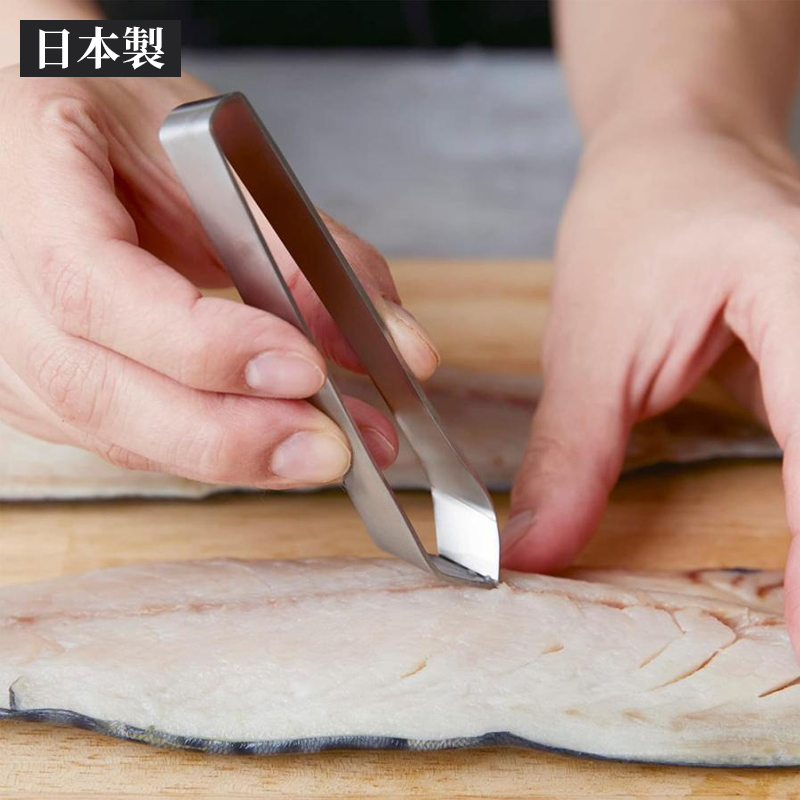 日本进口贝印KAI拔鱼骨夹