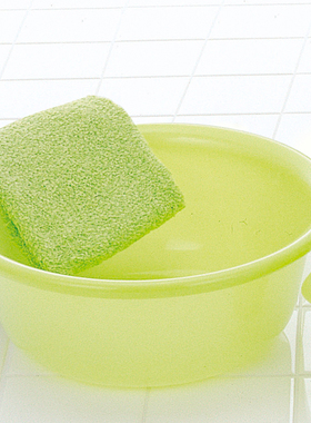 日本进口Leaf脸盆塑料盆圆形洗衣盆洗手盆洗脚盆婚庆脸盆洗菜盆