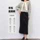 直筒小A加厚毛呢羊毛高腰直筒半身裙子 新款 加绒羊毛裙 26冬季