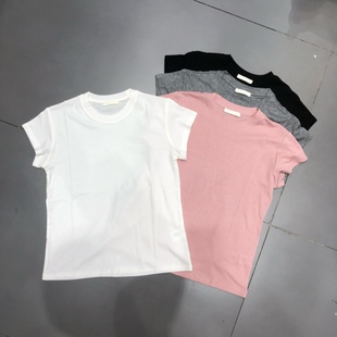 闰熙runxi3883天丝羊毛圆领短袖T恤女打底衫2025夏季面膜上衣