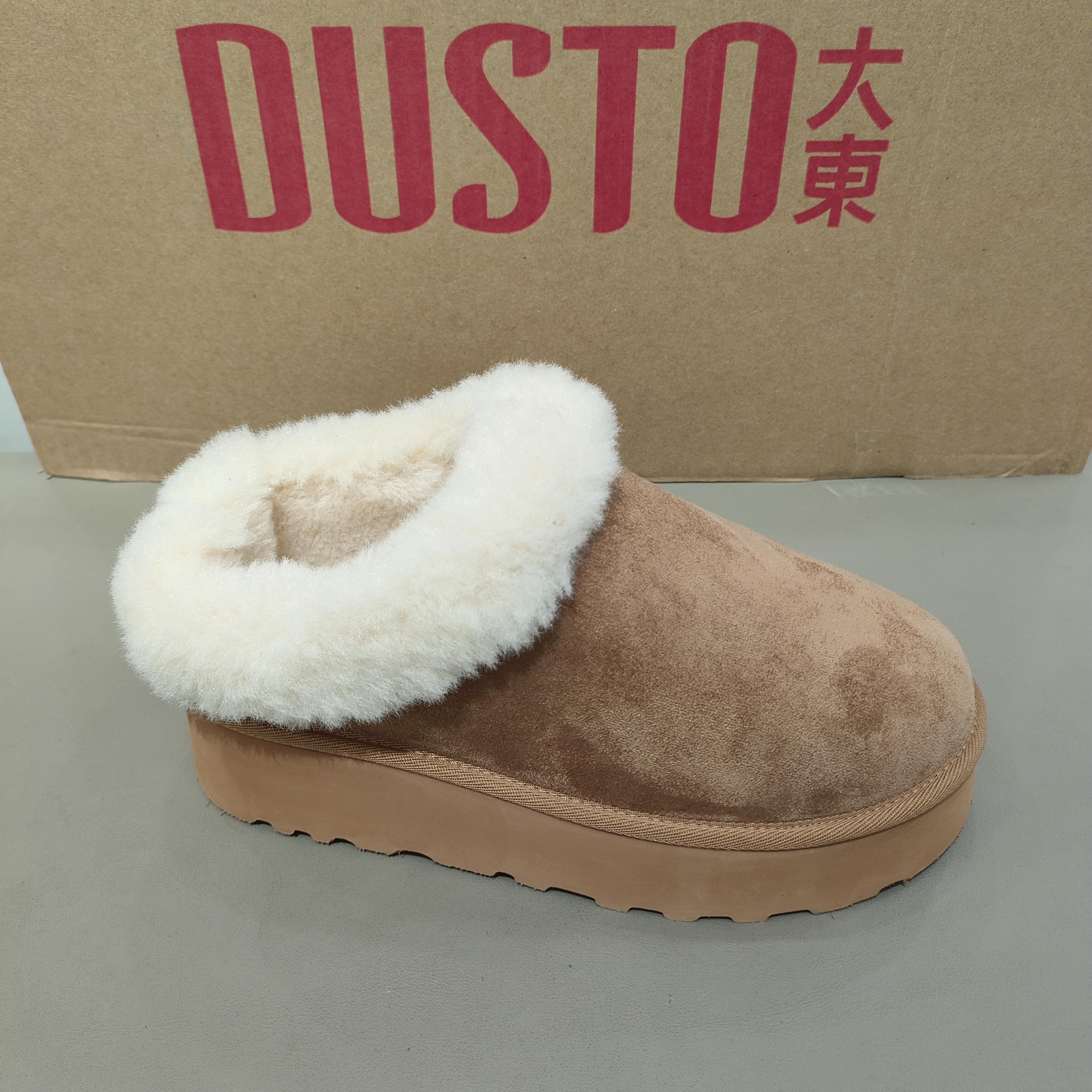 大东雪地靴女2025年冬季新款女士舒适软底加绒保暖棉鞋女鞋3723