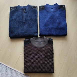 薄款 断码 衫 针织内外穿毛衣户外百搭休闲保暖长袖 撤柜品质男春秋款