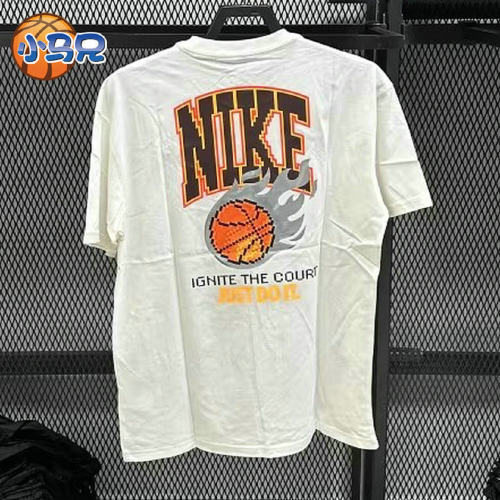 宽松款 小马兄NIKE/耐克男子棉质印花运动休闲短袖T恤FZ8082-133