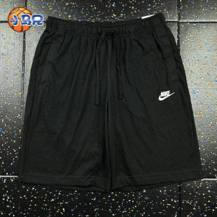 063 010 小马兄NIKE耐克男子透气字母松紧休闲运动针织短裤 BV2773