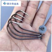 猎仁生产刀锋管付丸世有倒刺锚钩手研锚L鱼钩单钩破鳞尖垂装 备鱼