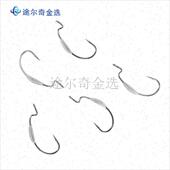 钓鱼屋铅曲柄钩黑镍钩鹿亚曲柄钩软N饵钩鹿亚钩鲈鱼翘嘴