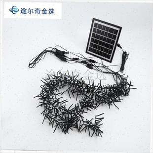 太阳能彩灯鞭炮h灯流水灯挂树木装饰灯串灯庭院花园区亮化流水灯