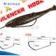 曲柄钩TPR软饵加强k血槽钩zman SILENCER海钓德州钓组长柄曲柄钩
