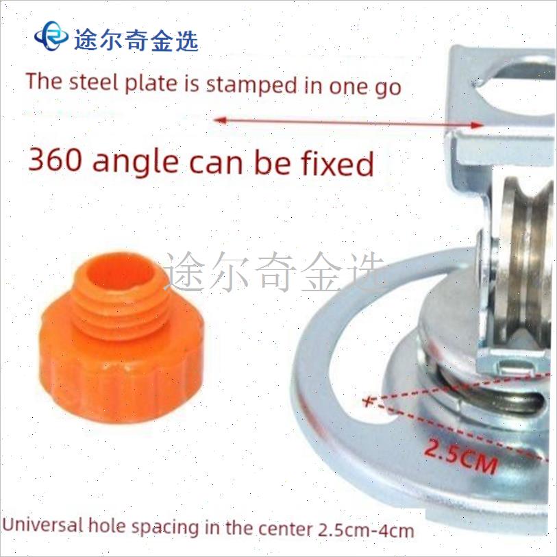 2.5-a5cm铜无冲孔顶轮联衣晾衣架配件夫人覆合滑轮组是一个很好