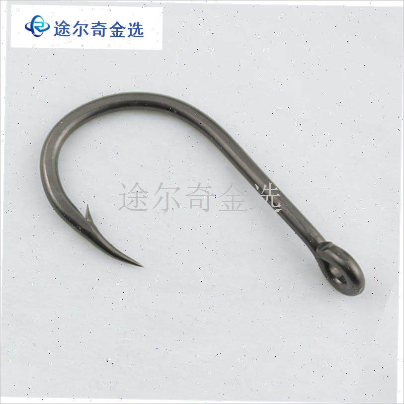 4X管付伊势尼鱼钩特大加粗x歪嘴散装海钓钩铁板钩鲶鱼石斑钩鲈鱼