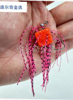 猎兔犬路亚e蛙人系列骰子软饵手工路亚饵溪流胡须路亚鲈钓饵色子