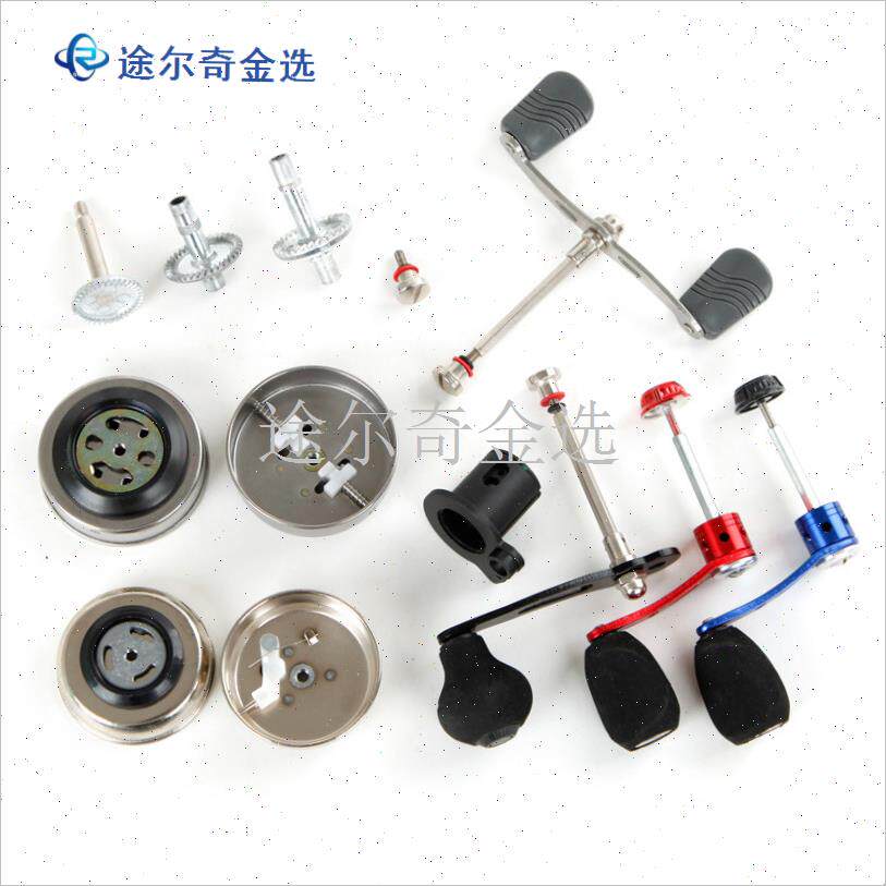 射鱼轮配件双鱼堡垒金刚25BL25bl35J齿轮顶针罩摇把傻瓜轮二代配