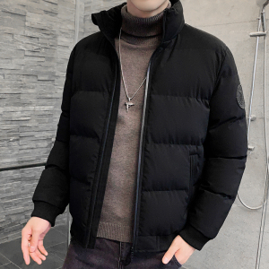 冬季男款立领棉衣韩版宽松男丝棉加厚棉服防寒休闲外套MY92图片