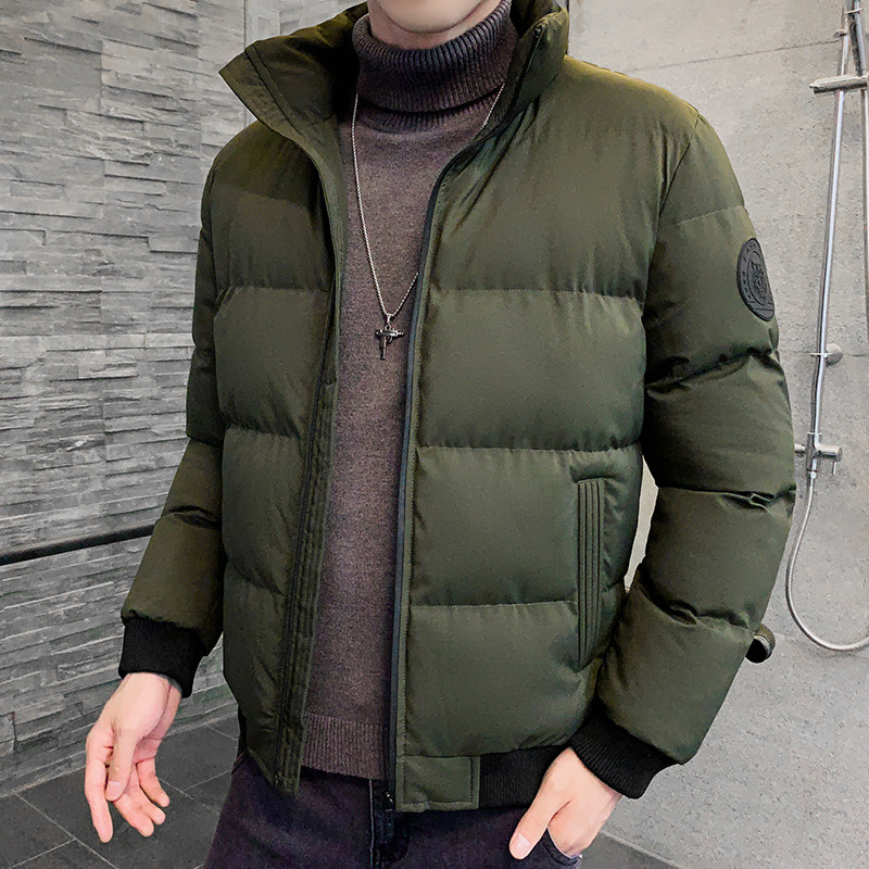 冬季男款立领棉衣韩版宽松男丝棉加厚棉服防寒休闲外套MY92,男装棉衣,星座1712-1