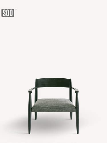 SOO+白蜡木北欧简约单人座椅