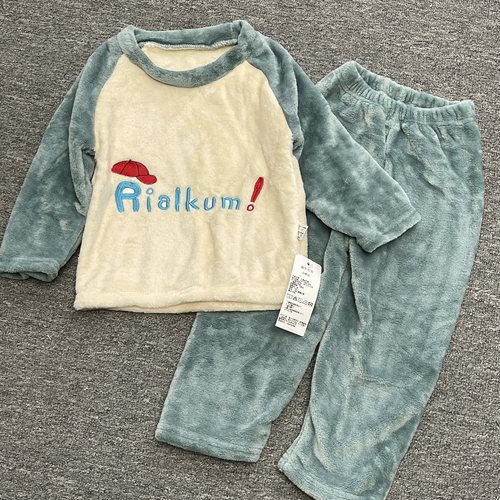 【不退换】100-120A类益生*美珊瑚绒儿童家居服默认微瑕儿童套装