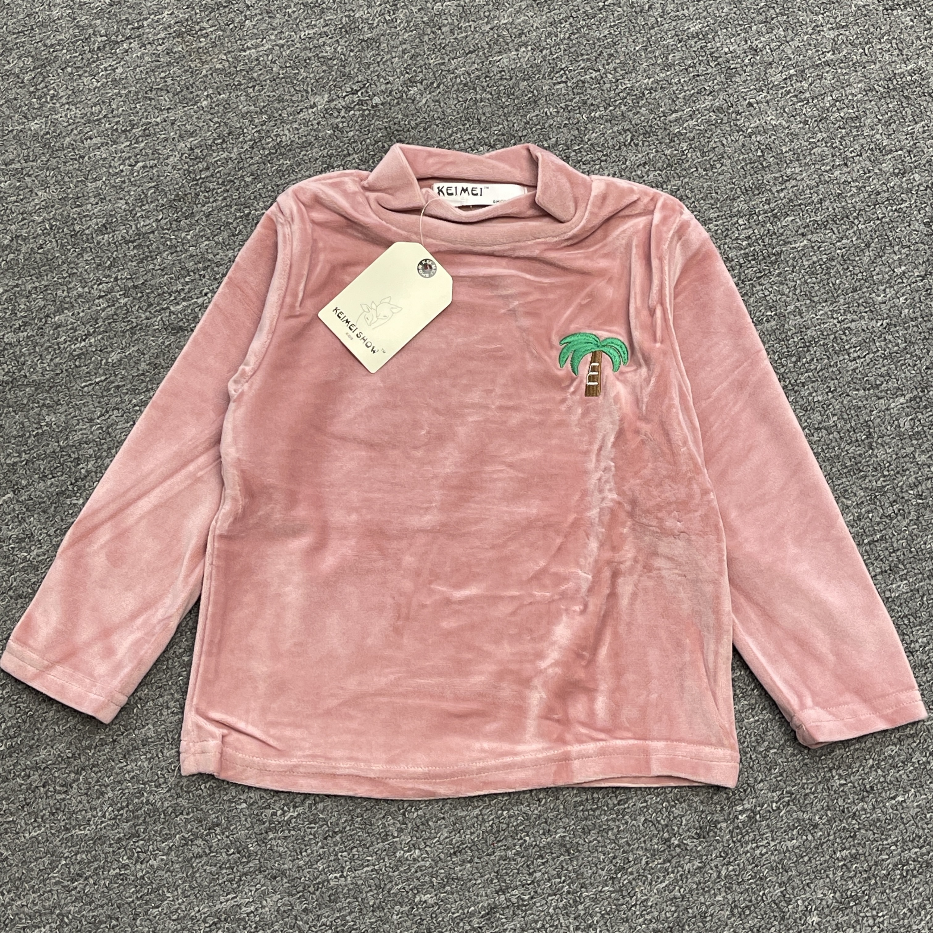 【不退换】儿童弹力丝绒长袖T恤打底衫大弹力不勒脖看好衣长偏小