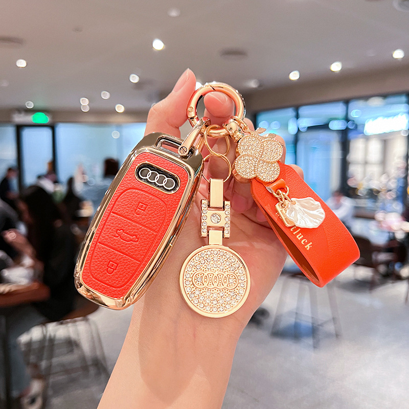 适用于奥迪a6l钥匙套a4l q5l a3l q3 q2l a5 q7 2023款a7 q4etron