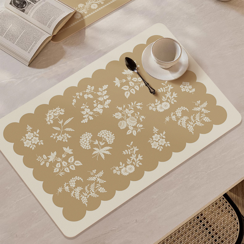 赞屋皮革餐垫防水防油