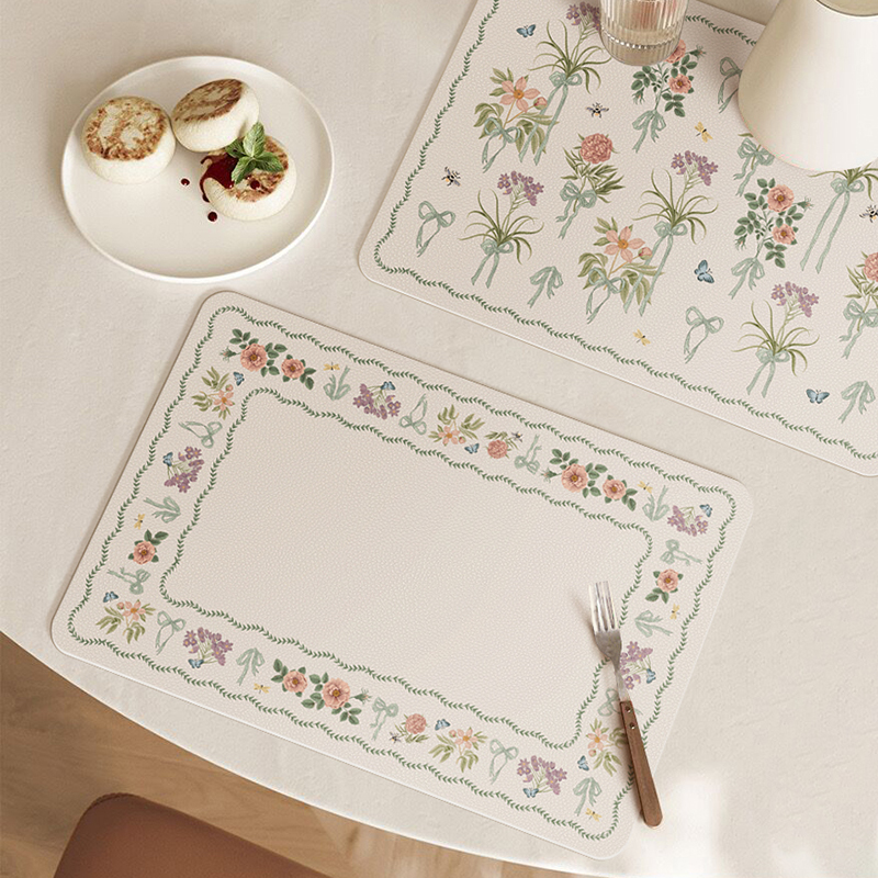 赞屋皮革餐垫防水防油