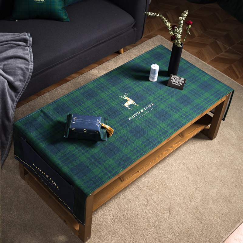 北欧简约茶几桌布布艺棉麻茶几台布网红茶几垫桌垫防水防烫茶几垫,居家布艺,茶几垫,淘宝优惠券,粉丝福利购,淘宝优惠卷