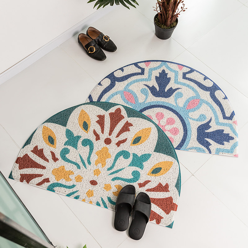 进门地垫半圆门口地垫进门垫子地垫家用丝圈地垫防滑防尘蹭脚门垫,居家布艺,家用脚垫,淘宝优惠券,粉丝福利购,淘宝优惠卷