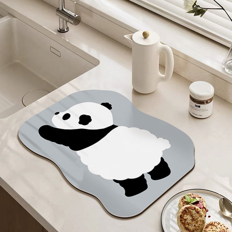 赞屋厨房台面沥水垫吧台吸水软垫