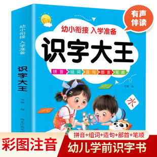 （识字大王3-8岁幼儿园幼小衔接宝宝入学准备学前看图识字有声伴读）