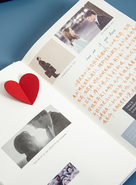 浪漫爱情笔记本子偏爱电影情侣恋爱手账本日记记事本女友情人礼物