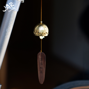 JAR CAMPING原创设计户外露营黄铜风铃庭院挂铃小鸟黄铜风铃