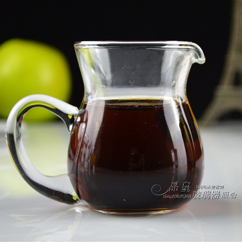 透明玻璃带把分酒器